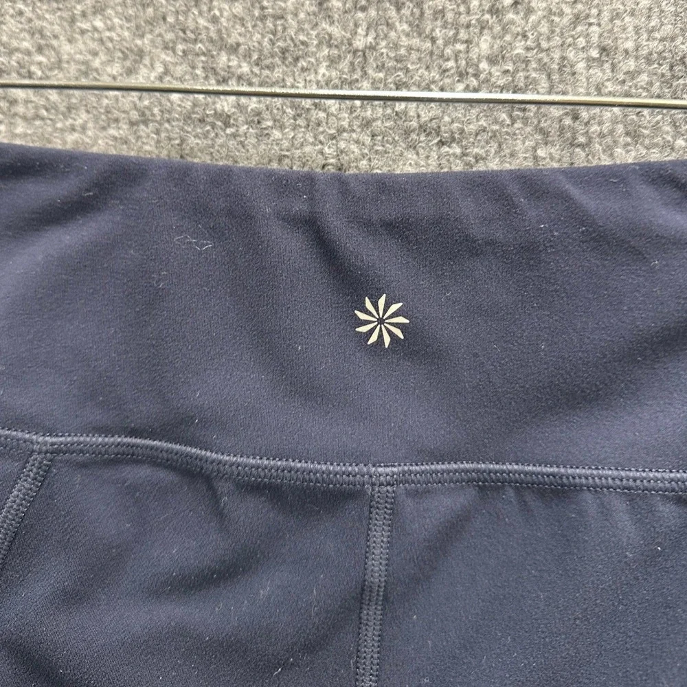Athleta Girl High Rise Stash Your Treasures Tight Navy Blue Leggings XL 14